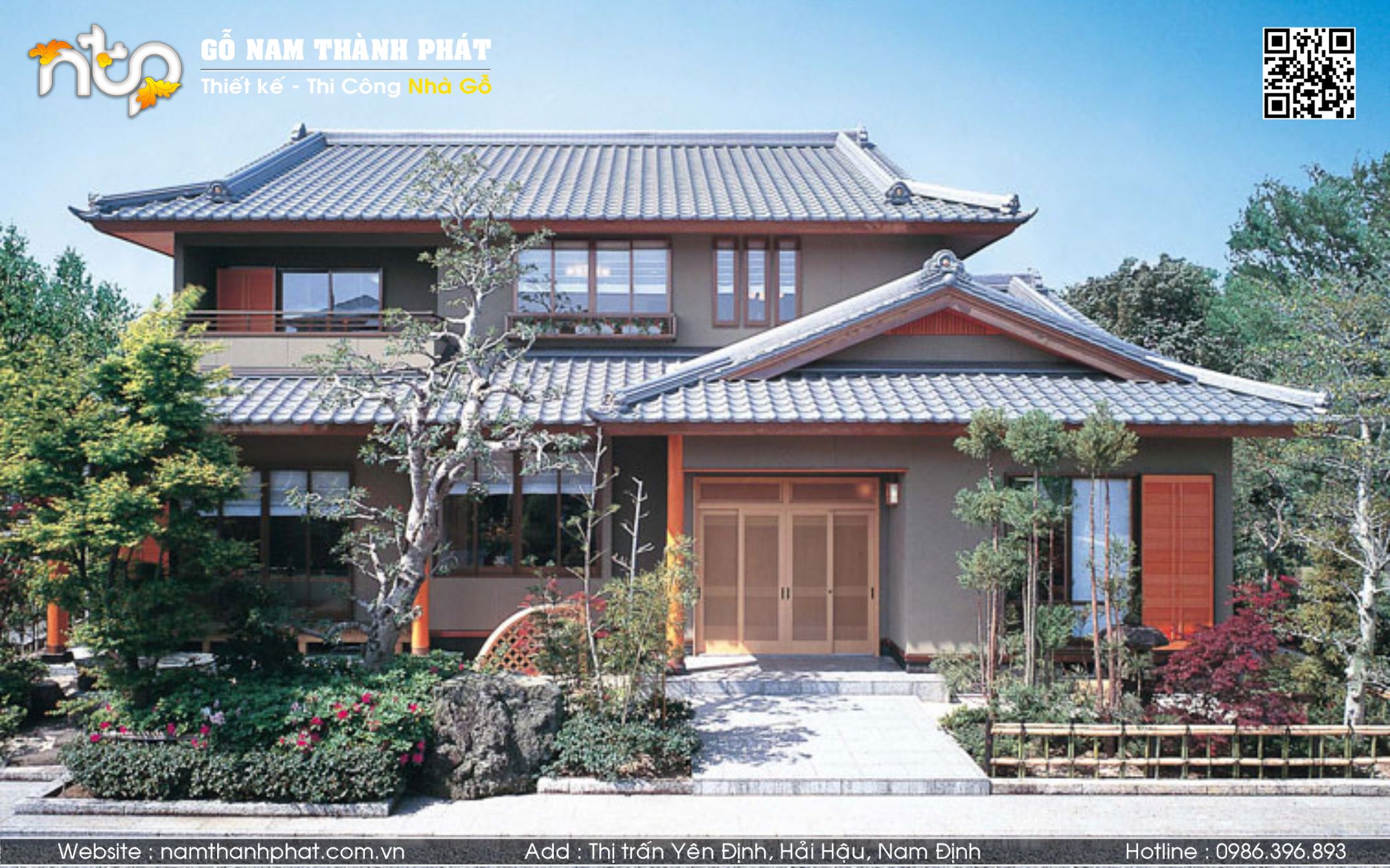 Nhà gỗ cấp 4 phong cách Nhật Bản